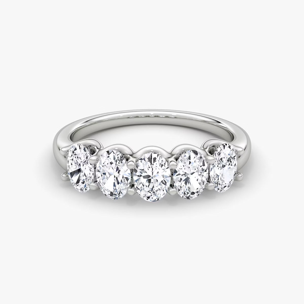 5 STONE OVAL BAND