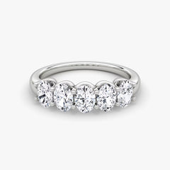5 STONE OVAL BAND