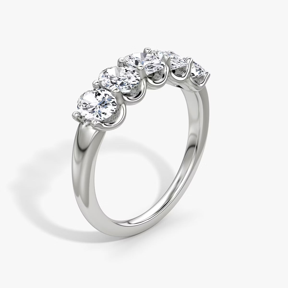 5 STONE OVAL BAND