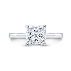 PRINCESS CUT SOLITAIRE DIAMOND ENGAGEMENT RING