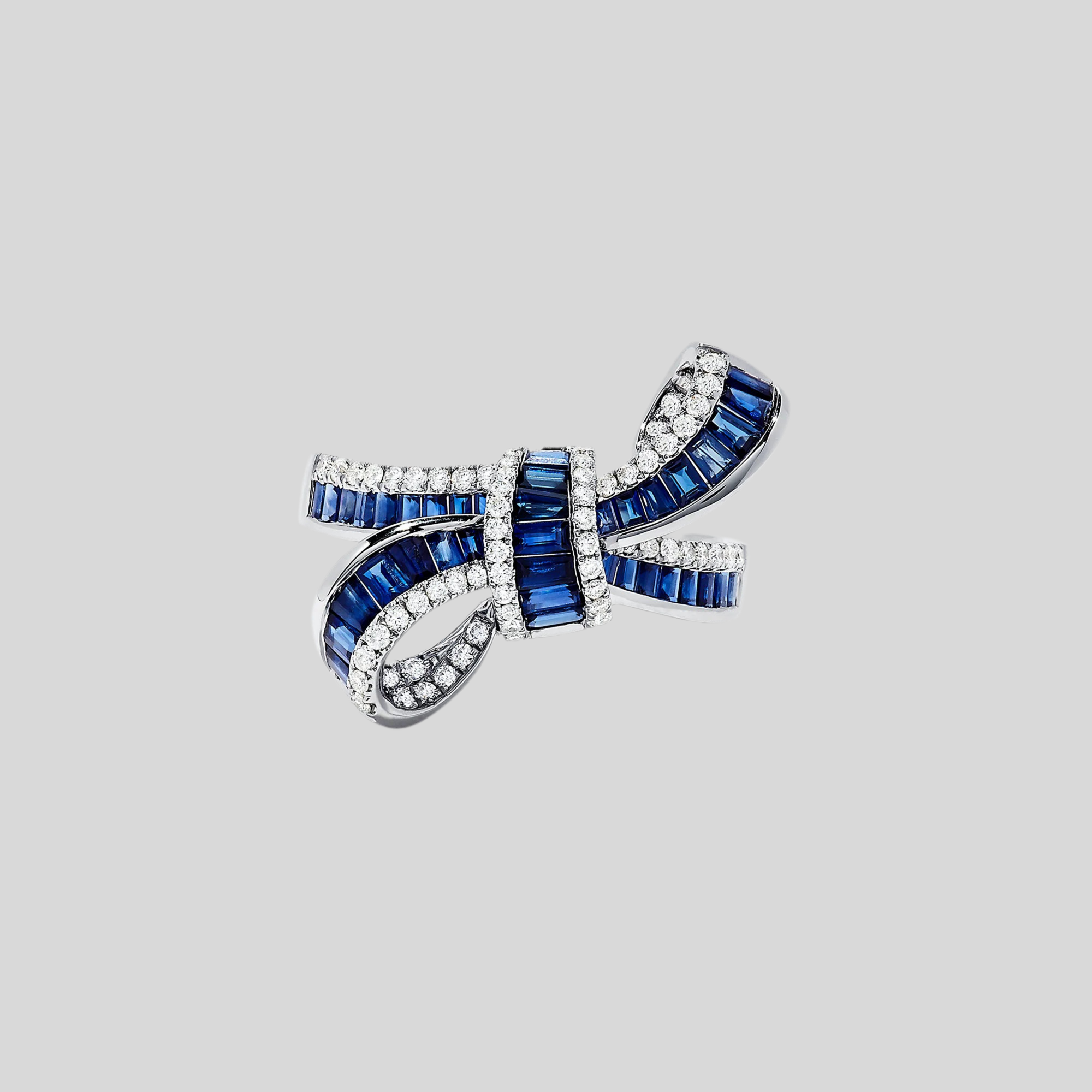 Royal Sapphire Diamond Ring