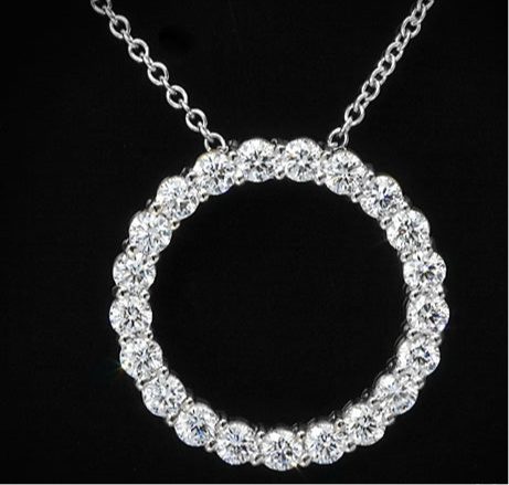 CIRCLE OF LIFE  DIAMOND PENDANT