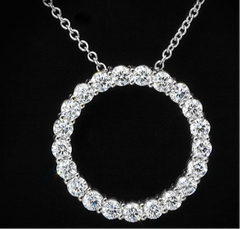CIRCLE OF LIFE  DIAMOND PENDANT