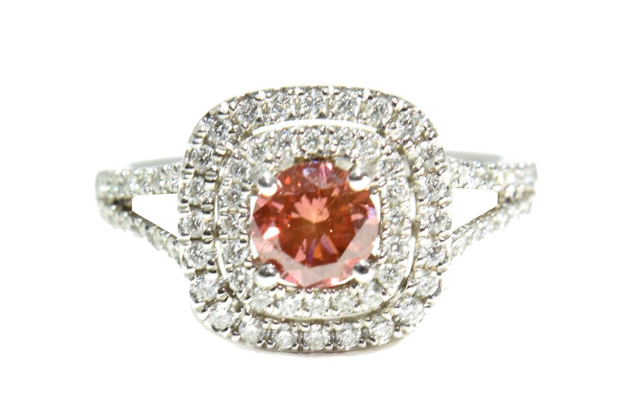 Pink Diamond Engagement Ring