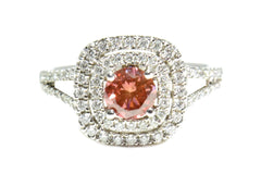 Pink Diamond Engagement Ring