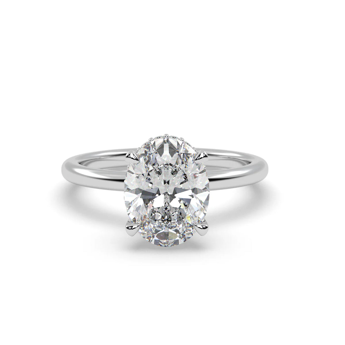 OVAL ENGAGEMENT RING