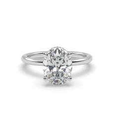 OVAL ENGAGEMENT RING