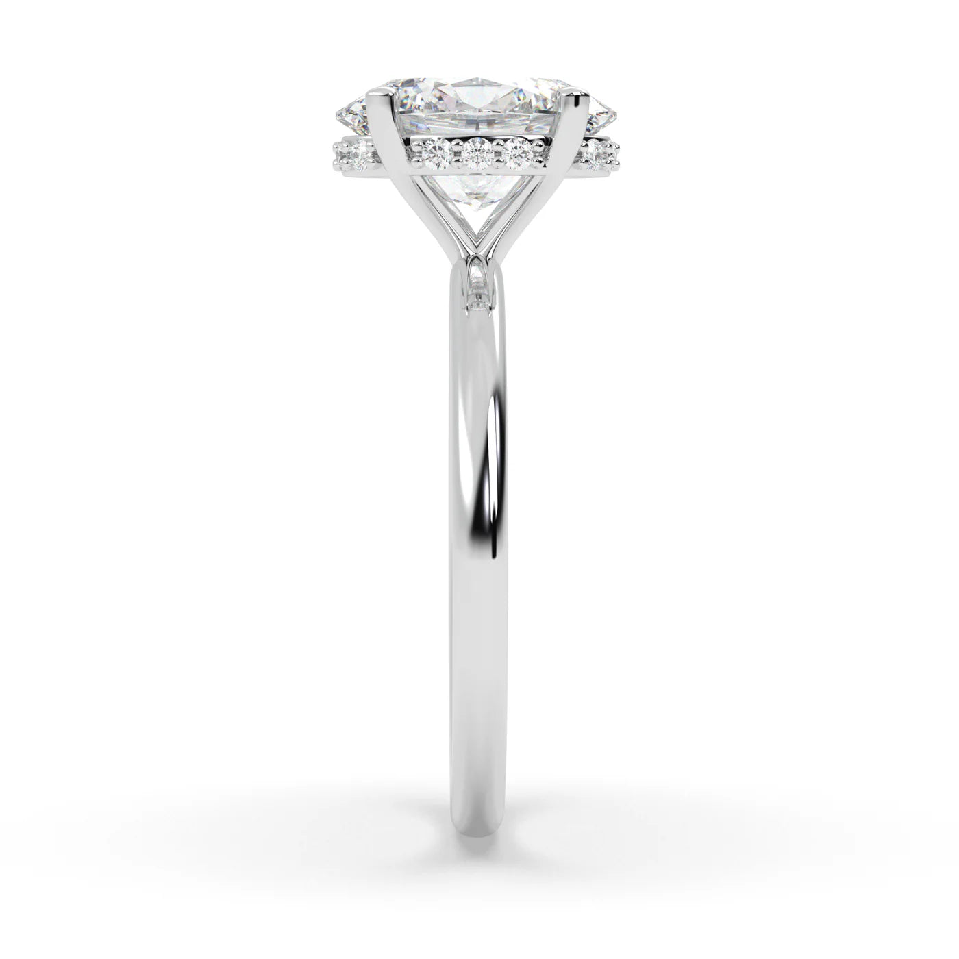 OVAL ENGAGEMENT RING