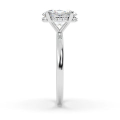 OVAL ENGAGEMENT RING