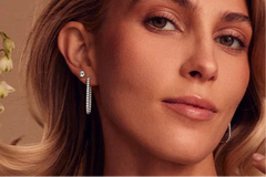 RECTANGULAR DIAMOND HOOPS