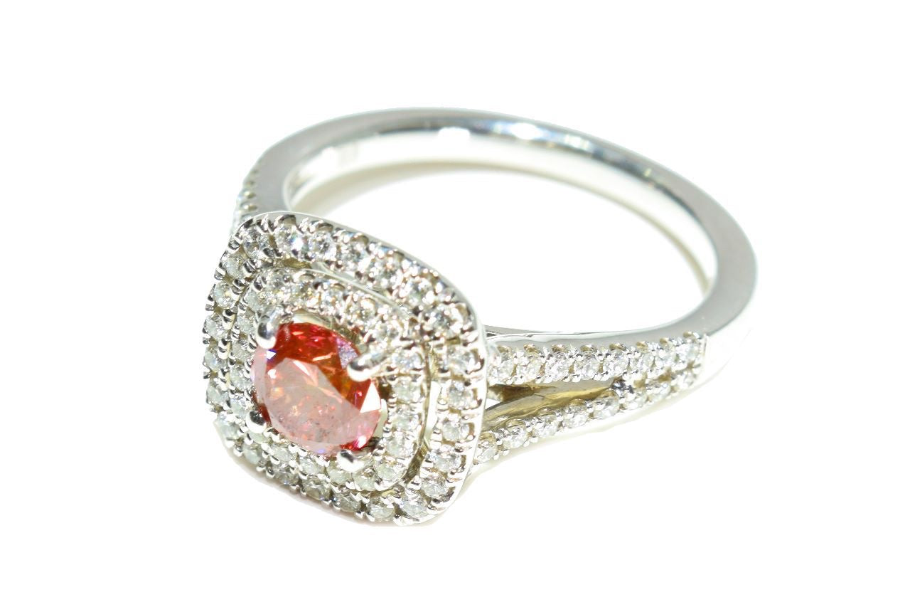 Pink Diamond Engagement Ring