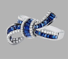 Royal Sapphire Diamond Ring