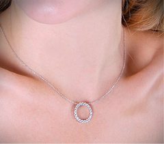 CIRCLE OF LIFE  DIAMOND PENDANT
