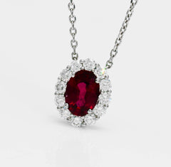 TIMELESS RUBY DIAMOND PENDANT