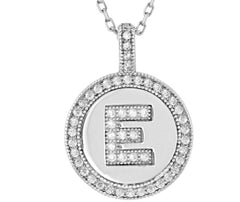 E DIAMOND PENDANT