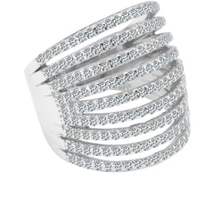 WIDE DIAMOND BAND RING