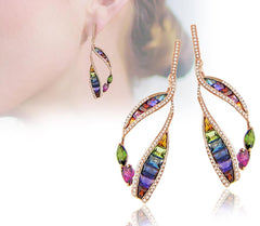 TROPICAL COLLECTION ROSE GOLD EARRINGS
