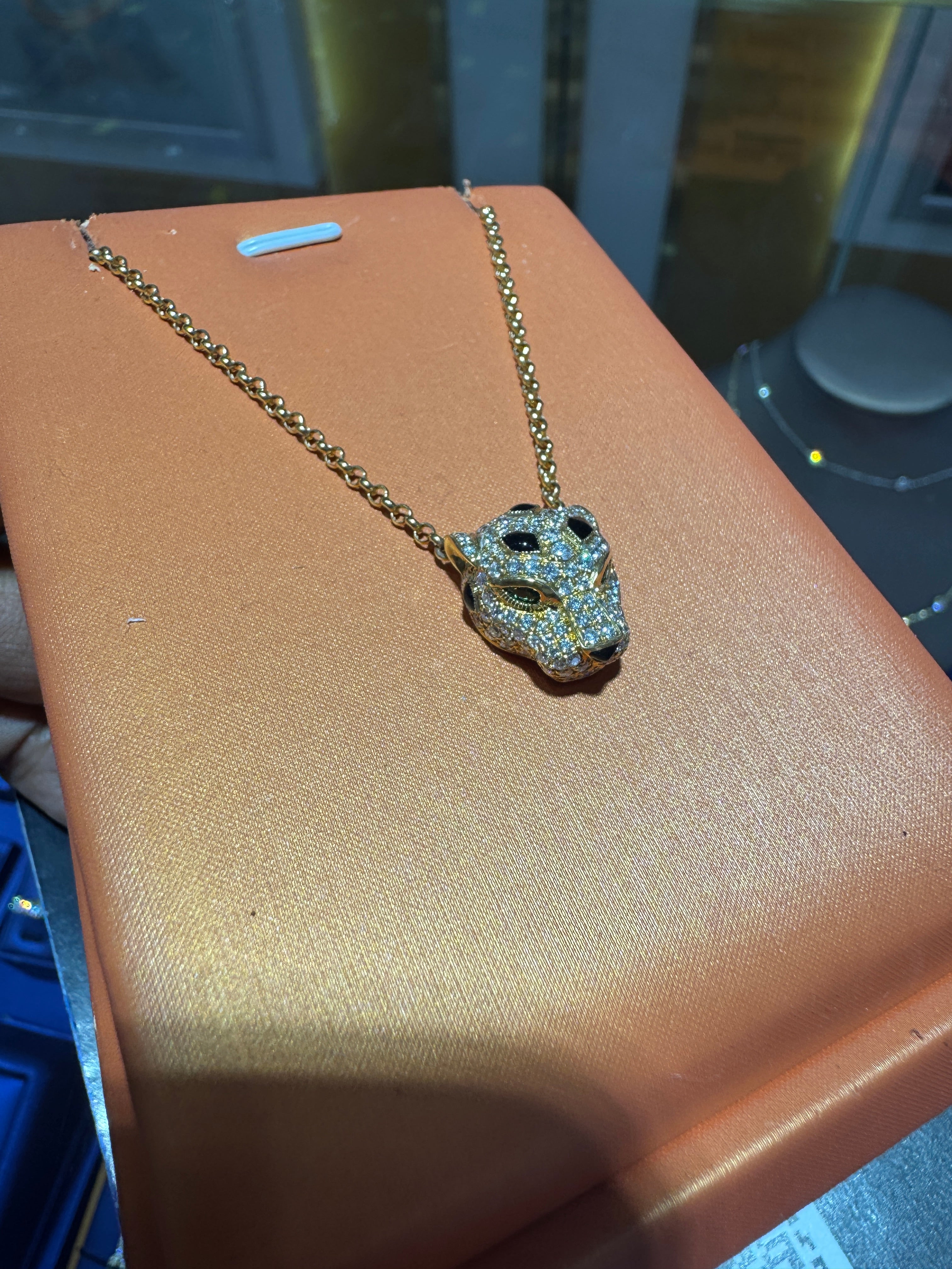 PANTHER DIAMOND PENDANT