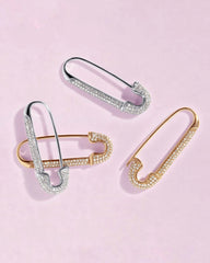 SAFETY PIN EARRINGS