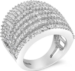 WIDE DIAMOND BAND RING