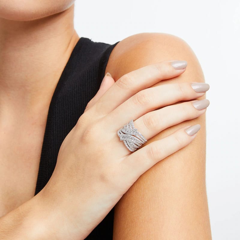 DIAMOND WRAP RING