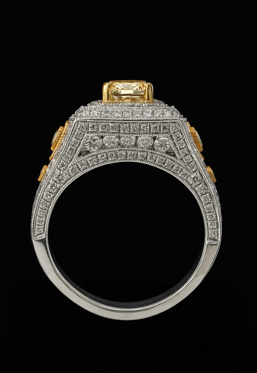 YELLOW DIAMOND ANNIVERSARY RING