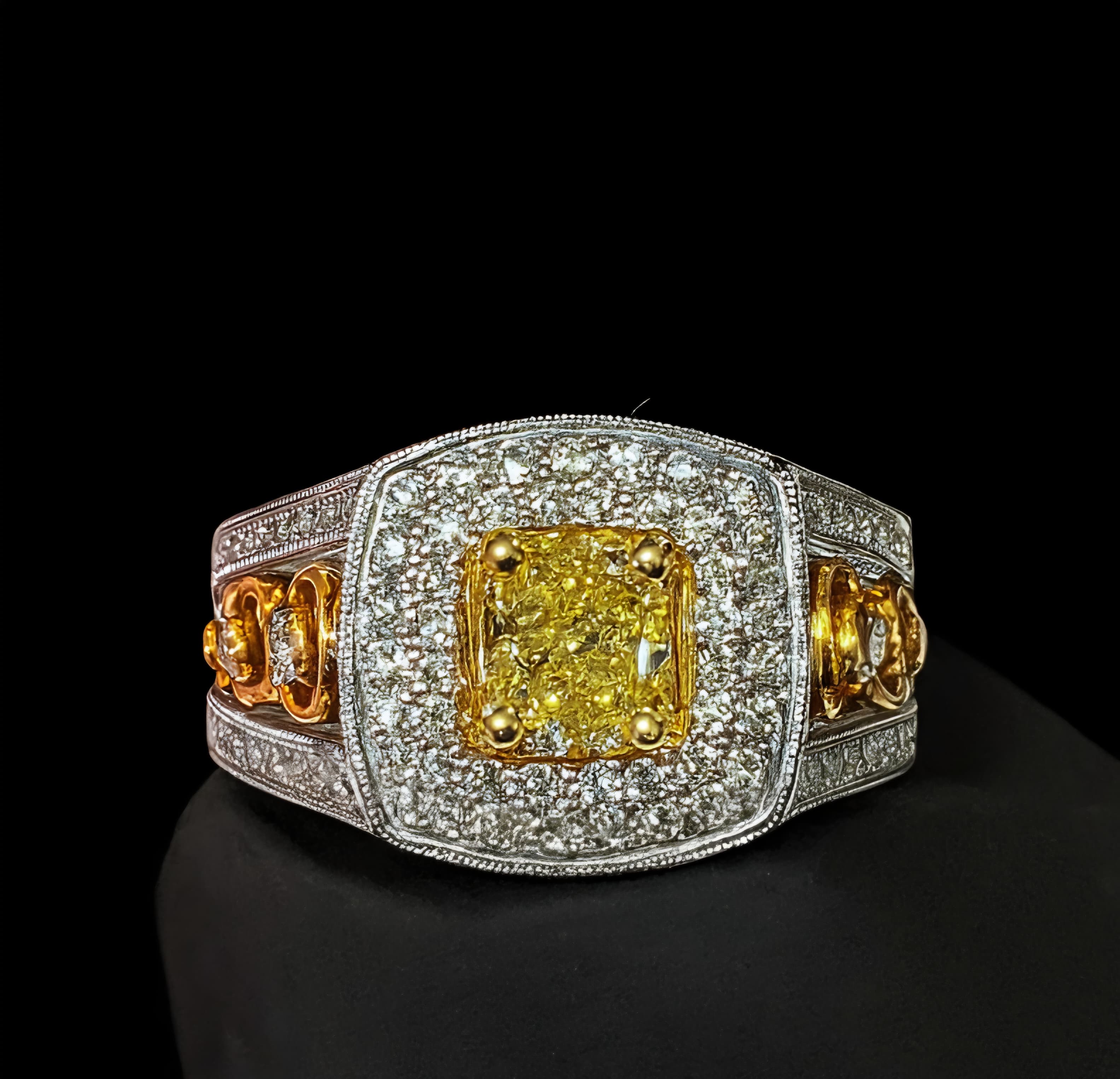 YELLOW DIAMOND ANNIVERSARY RING