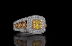 YELLOW DIAMOND ANNIVERSARY RING