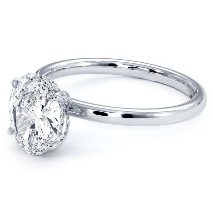 OVAL ENGAGEMENT RING
