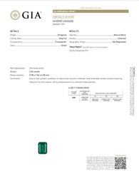 GIA  Emerald & Diamond Divine Ring