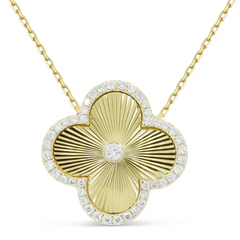 FLORAL CLOVER PENDANT SET