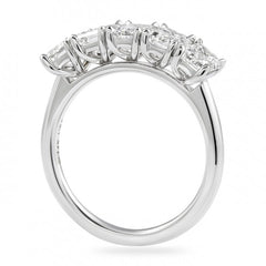 EMERALD CUT DIAMOND BAND